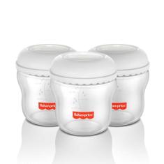 Kit 3 Frascos para Armazenar Leite 150 ml Mom's Essentials Frisher Price - BB1077