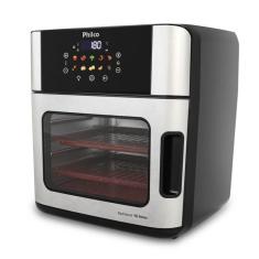 Fritadeira Air Fryer sem Óleo Philco PAF16A 16L Digital 4 em 1 com 10 Funções Preto Inox 110V