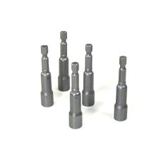 Jogo Kit Ponta Canhão Soquete Imantado M8x65 Mm 5 Peças