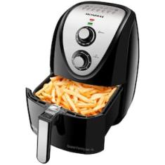 Fritadeira Elétrica Sem Óleo Mondial AFN-50 Grand Family Inox 5L - Preta