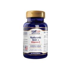 Ácido Hialurônico com Vitamina C Vitgold 60 cápsulas vegetais