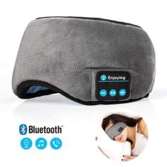 Máscara De Dormir Tapa Olho Com Fone De Ouvido Bluetooth Sono Confortá