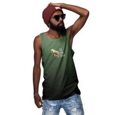 Camiseta Regata Verde Dólar nas Alturas Di Nuevo, Verde escuro, XG