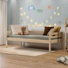 Cama Infantil Prime Natural em Madeira Maciça - Casatema, Natural