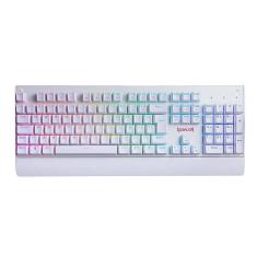 Teclado Mecânico Gamer Redragon Kala Branco Rgb Switch Blue