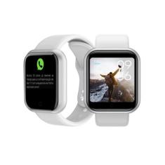 Relógio Smartwatch Inteligente Y68 D20 2 Pulseiras Android iOS Bluetoo