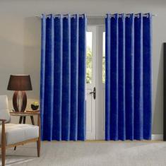 Cortina Jacquard para sala/quarto 2,00 x 1,80 m  Admirare, Safira