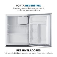 Frigobar 73L Porta Reversível Mondial FGB01W80 Branco 220V