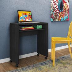 Escrivaninha Mesa Escritório Smile 68cm Preto - Olivar