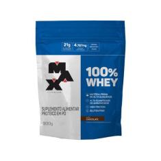 Whey 100% Max Titanium 900g Refil, 1, 900g, Chocolate
