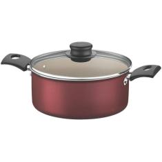 Caçarola Turim Tramontina em Alumínio Vermelho com Revestimento intern