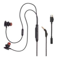 Fone de Ouvido JBL Quantum 50C In Ear Preto - LQTUM50CBLK