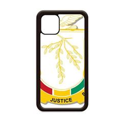 Capa com emblema nacional da Guiné África para iPhone 12 Pro Max para Apple Mini Mobile Case