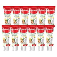 Kit Creme Dental Colgate Natural Extracts Detox 90g com 12 unidades