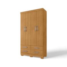 Roupeiro Viena 04 Portas E 04 Gavetas Naturalle