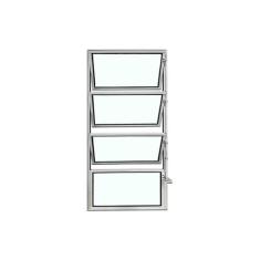 Vitro Basculante Branco 80 X 40 Vidro Liso - Brecorimo