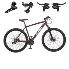 Bicicleta Aro 29 KSW XLT 100 21 Velocidades Aluminio MTB C/ Câmbios e 
