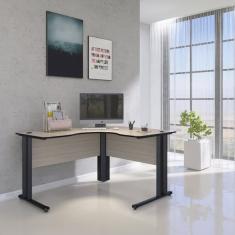Mesa Para Escritório Em L Estação De Trabalho 1200 Maxxi  Pre