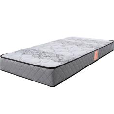 Colchão Solteiro Ortopédico Firme Espuma D33 Antialérgico Certificado 88x188x17cm - bf Colchoes
