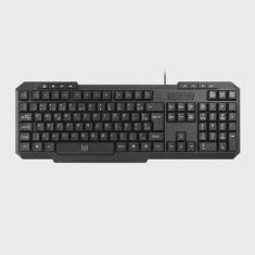 Teclado Com Fio Slim Multi Resistente à Água Conexão USB - TC206