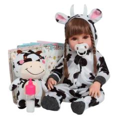 Boneca Bebê Reborn Articulado Vários Itens Recém Nascida - Cegonha Reb