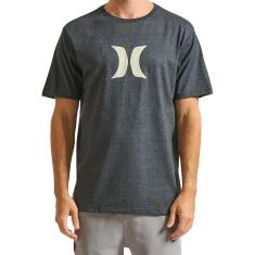 Camiseta Hurley Icon WT24 Masculina Mescla Preto