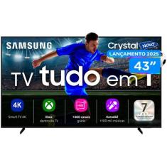 Smart TV 43" Samsung 4K UHD Crystal UHD UN43U8600FGXZD Tizen Bixby 3 H