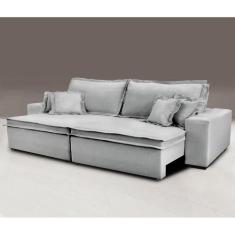 Sofa Retrátil e Reclinável com Molas Cama inBox Premium 2,92m tecido e