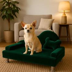 Recamier Cama Caminha Para Pet Berço Para Cachorro E Gato Veludo - BZ 