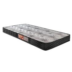 Colchão Solteiro Espuma Pasquale Black D23 78x188x20cm Preto Paropas