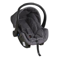 Bebê Conforto Cocoon GL8181 0 a 13kg com Cinto 3 Pontos e Capota Dupla Face Preto e Cinza Galzerano