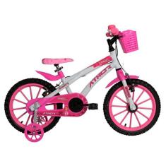 Bicicleta Aro 16 Feminina - Athor Baby Lux Princess Cesta