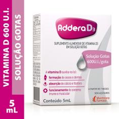 Vitamina D Addera D3 600UI Gotas com 5ml Hypera 5ml Gotas