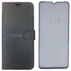 Kit Capa Carteira Compatível Com Samsung A04 + Película 3D