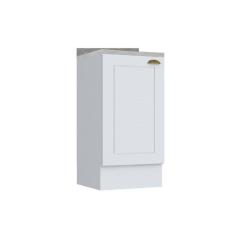 Balcão De Cozinha Modulado Americana 1 Porta C/tampo Branco - Henn