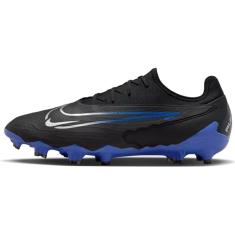 Nike Tênis de futebol masculino, Preto cromado Hyper Royal, 42