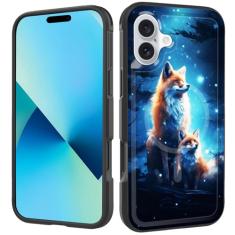 ZQLPLZR Capa magnética para iPhone 16 Plus, [compatível com MagSafe] [proteção contra quedas de grau militar] Capa de telefone resistente à prova de choque para iPhone 16 Plus de 6,7 polegadas 2024,