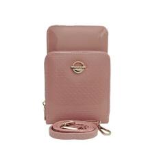 Bolsa carteira feminina transversal verniz alça tiracolo com porta car