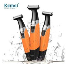 Aparelho Barbeador Eletrico Prova Dágua Recarregavel Km-1910 - Kemei