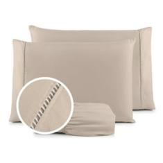 Jogo de Lençol Várias Peças Tecido Acetinado Micropercal 400Fios Fronh