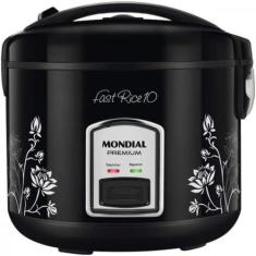 Panela Elétrica de Arroz Mondial 700W PE-44-10X, Preto, 220V