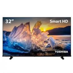 Smart TV 32 Toshiba HD TB020M Tela DLED com Assistente preto Bivolt