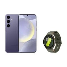 Celular Samsung S24+ 256GB - Violeta + Galaxy Watch7 BT 44mm - Verde, 