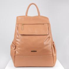 Mochila Antifurto De Couro Suelen Andrea Vinci Feminina-Feminino