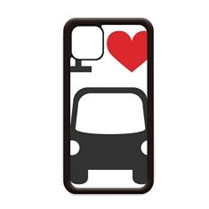 Capa para celular Apple Mobile com estampa de coração vermelho para iPhone 11 Pro Max