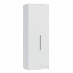 Guarda Roupa Modulado Canto Reto 1 Porta Requinte+ Móveis Castro Branco Line