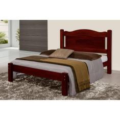 Cama Queen Size Paris de Madeira Maciça Tauari