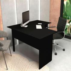 Mesa Escrivaninha em L 120cm x 60cm Pés Painel F5 Office - F5 Office G
