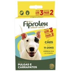 Antipulgas e Carrapatos Ceva Fiprolex Drop Spot de 1,34 mL para Cães d