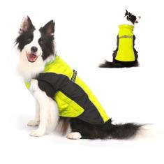 Casaco de inverno quente para cães, suéter para cães, para clima frio, impermeável, roupas para animais de estimação, colete acolchoado para cachorros, pequenos, médios e grandes